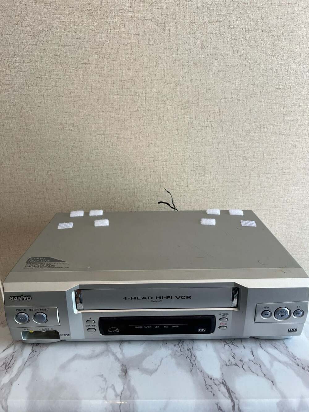 VTG Sanyo VWM-800 4-Head Hi-Fi VHS VCR Player Recorder (No remote)